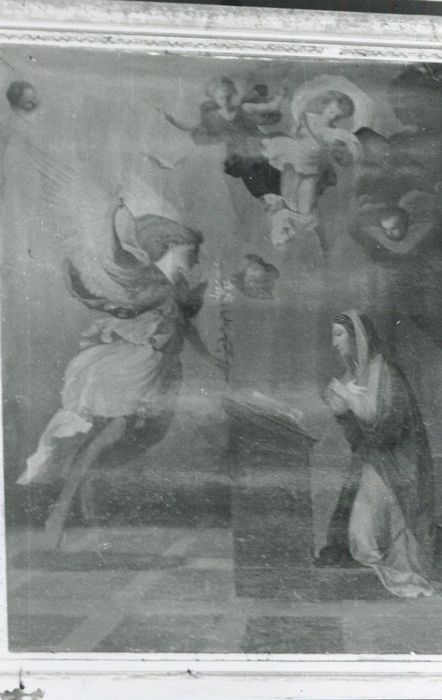 tableau : Annonciation (l') - © Ministère de la Culture (France), Conservation des antiquités et des objets d’art de la Côte-d’Or – Tous droits réservés 