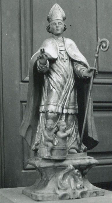 bâton de procession : Saint Nicolas - © Ministère de la Culture (France), Conservation des antiquités et des objets d’art de la Côte-d’Or – Tous droits réservés 