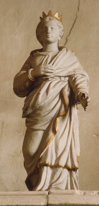 statue : Sainte Marguerite - © Ministère de la Culture (France), Conservation des antiquités et des objets d’art de la Côte-d’Or – Tous droits réservés