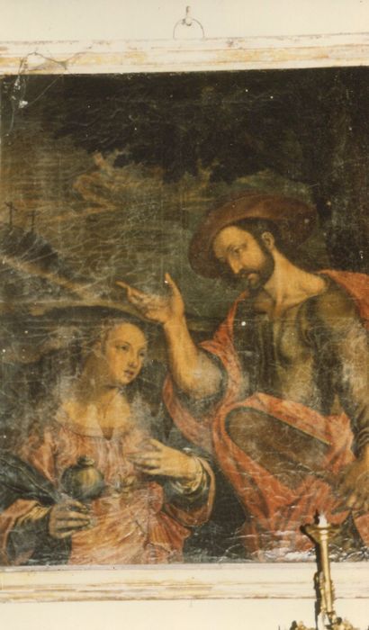 tableau : le Christ et la Madeleine