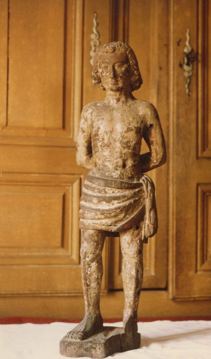 statue : Saint Sébastien - © Ministère de la Culture (France), Conservation des antiquités et des objets d’art de la Côte-d’Or – Tous droits réservés