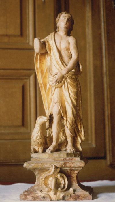 statue : Saint Jean-Baptiste - © Ministère de la Culture (France), Conservation des antiquités et des objets d’art de la Côte-d’Or – Tous droits réservés