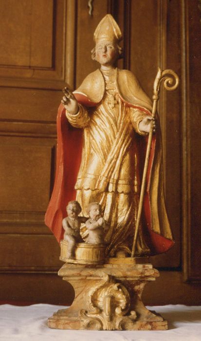 bâton de procession : Saint Nicolas - © Ministère de la Culture (France), Conservation des antiquités et des objets d’art de la Côte-d’Or – Tous droits réservés