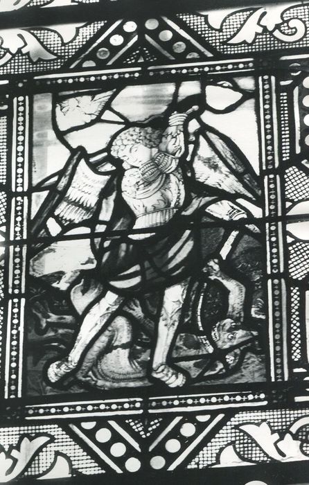 verrière de la baie 6 : saint Michel