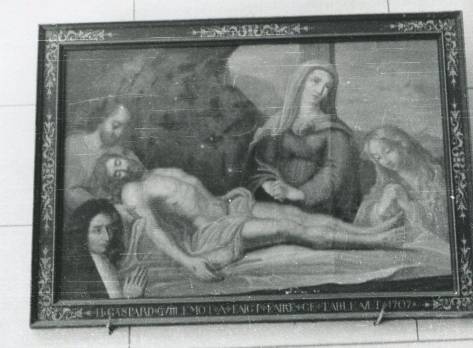 tableau : Déploration du Christ mort - © Ministère de la Culture (France), Conservation des antiquités et des objets d’art de la Côte-d’Or – Tous droits réservés 