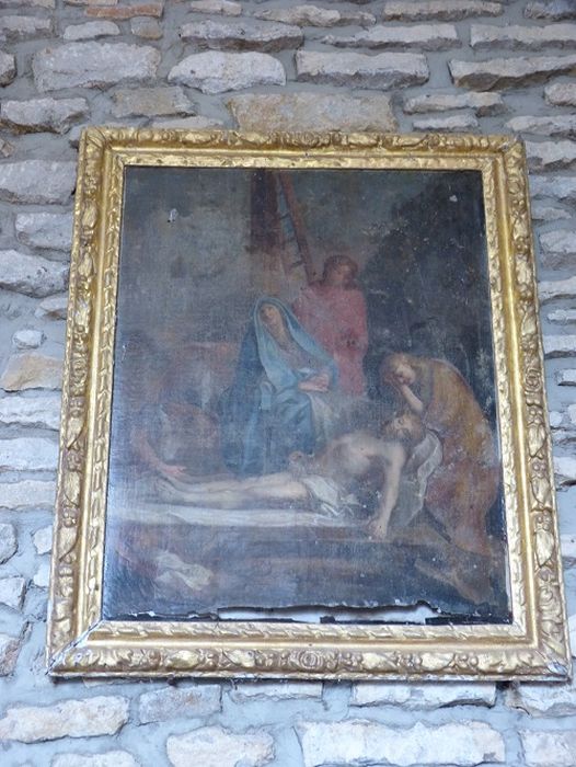 tableau, cadre : Déposition de Croix - © Ministère de la Culture (France), Conservation des antiquités et des objets d’art de la Côte-d’Or – Tous droits réservés 