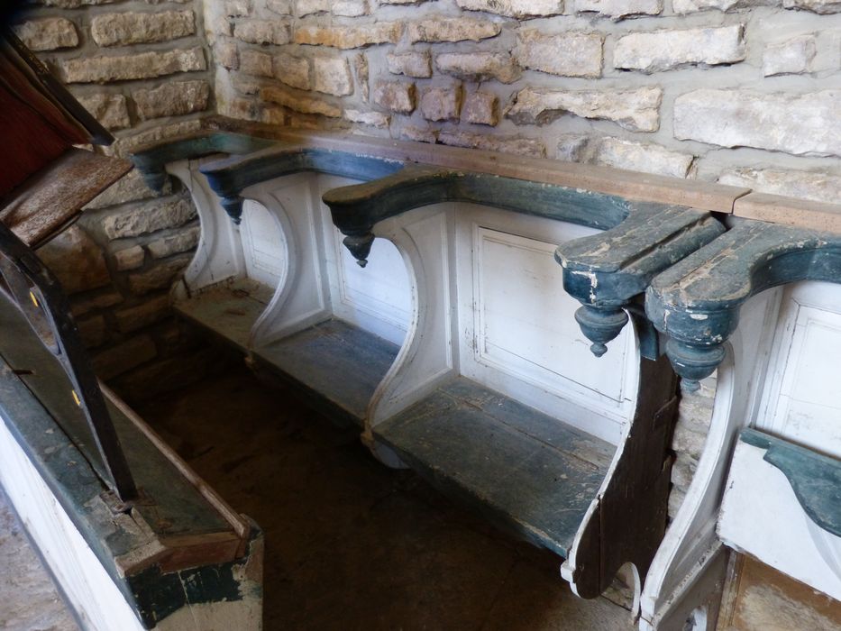 stalles, vue partielle - © Ministère de la Culture (France), Conservation des antiquités et des objets d’art de la Côte-d’Or – Tous droits réservés 