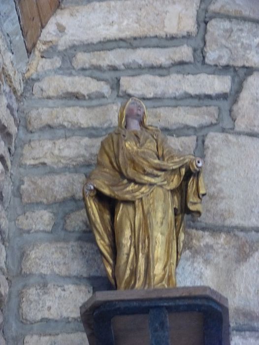 statue : Vierge - © Ministère de la Culture (France), Conservation des antiquités et des objets d’art de la Côte-d’Or – Tous droits réservés 