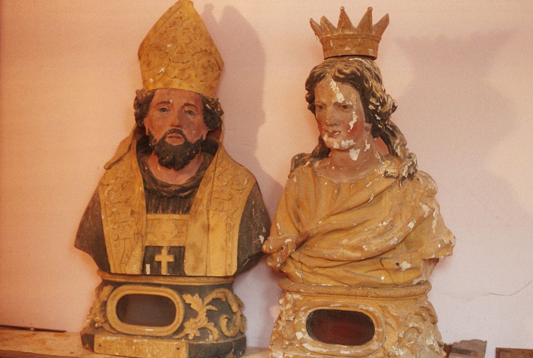bustes-reliquaires : Saint Antonin, sainte Ursule