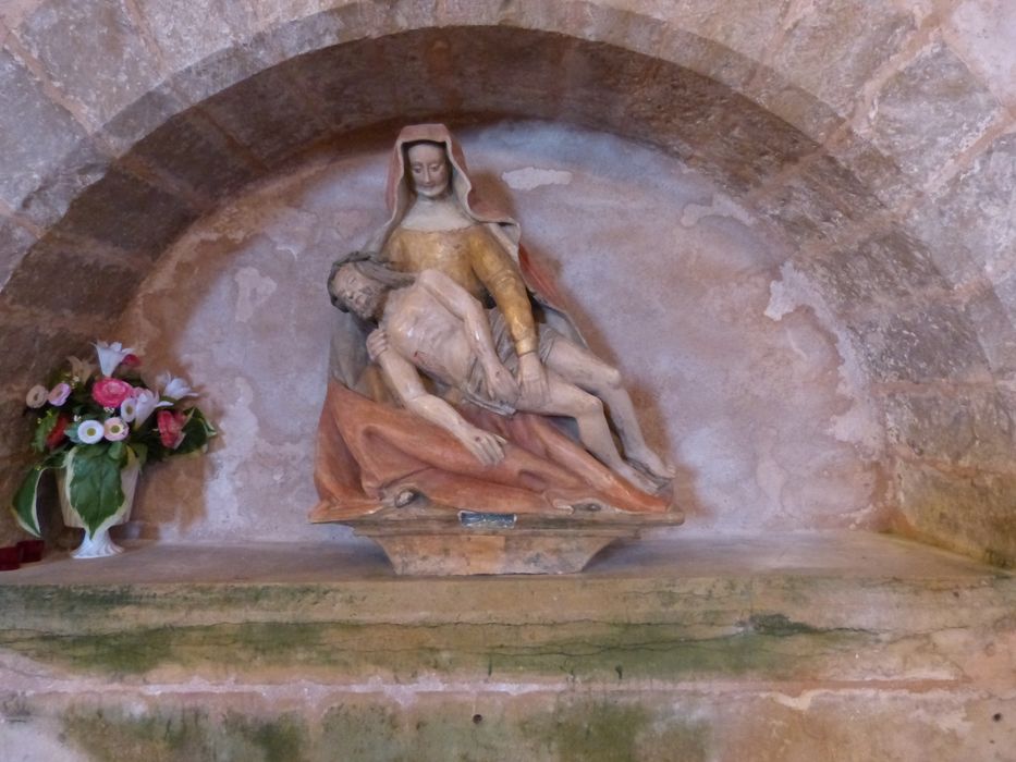 groupe sculpté : Vierge de Pitié