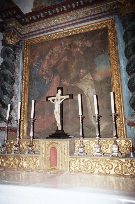 Tableau et son cadre : Saint François-Xavier évangélisateur