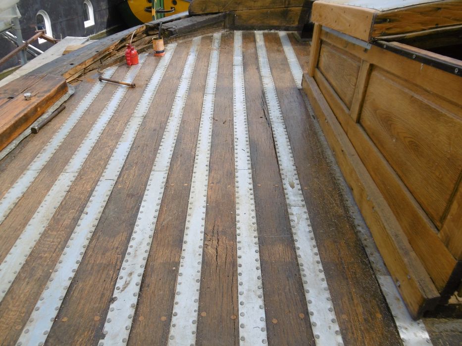 péniche dite Aster, pont, vue partielle