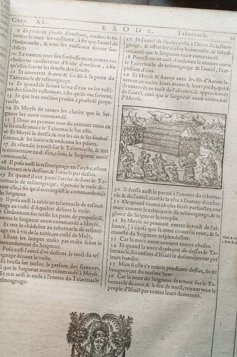 livre sacré (bible), détail - © Ministère de la Culture (France), Conservation des antiquités et des objets d’art de la Côte-d’Or – Tous droits réservés 