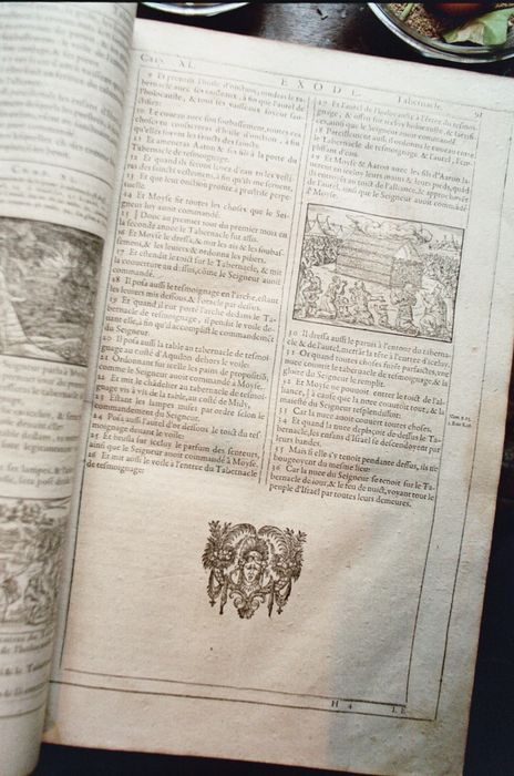 livre sacré (bible), détail - © Ministère de la Culture (France), Conservation des antiquités et des objets d’art de la Côte-d’Or – Tous droits réservés 