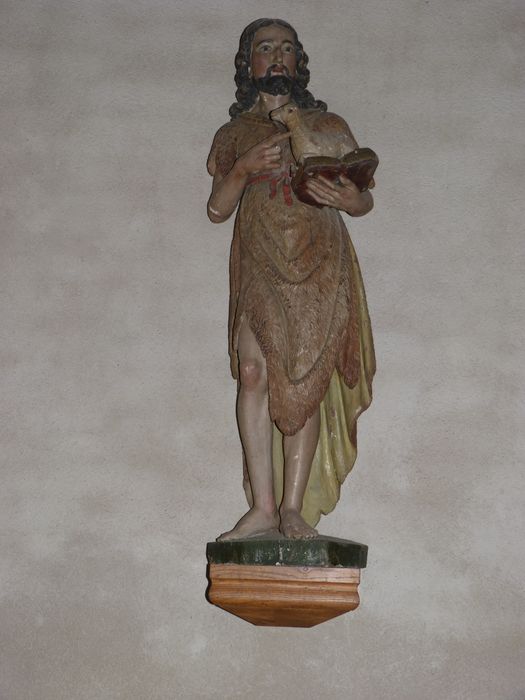 statue : saint Jean-Baptiste - © Ministère de la Culture (France), Conservation des antiquités et des objets d’art de la Côte-d’Or – Tous droits réservés 