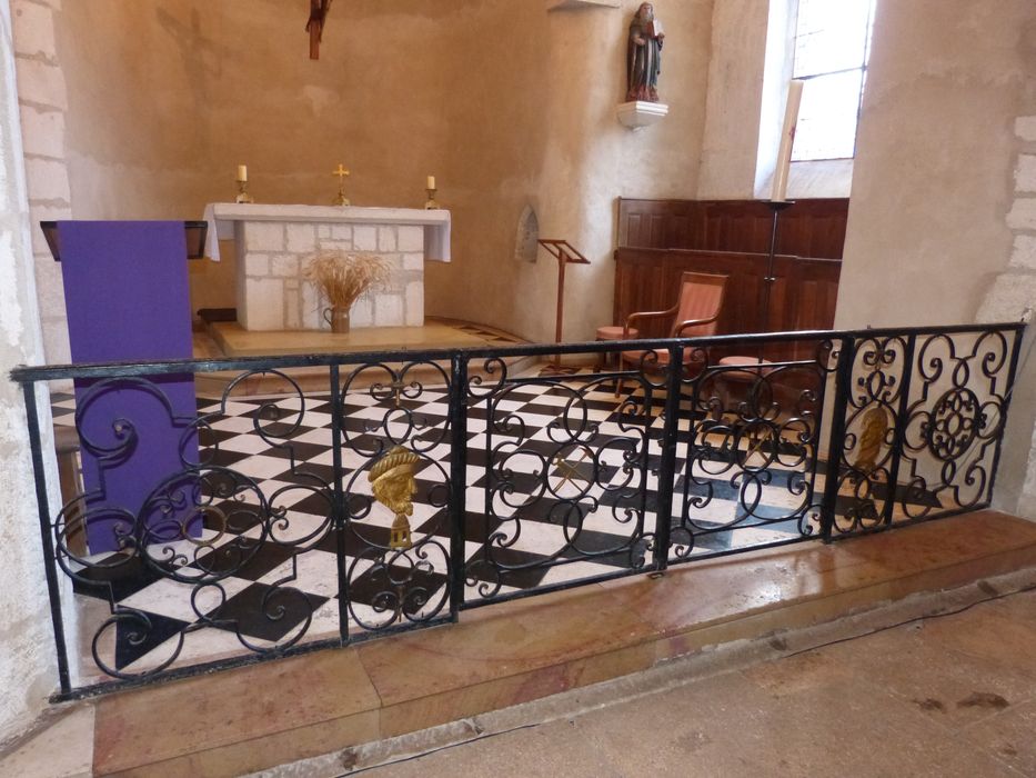 clôture de choeur - © Ministère de la Culture (France), Conservation des antiquités et des objets d’art de la Côte-d’Or – Tous droits réservés 