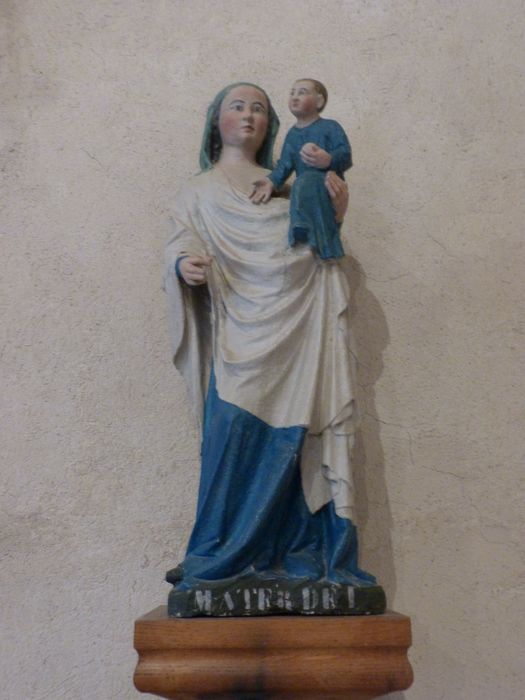 statue : Vierge à l'Enfant - © Ministère de la Culture (France), Conservation des antiquités et des objets d’art de la Côte-d’Or – Tous droits réservés
