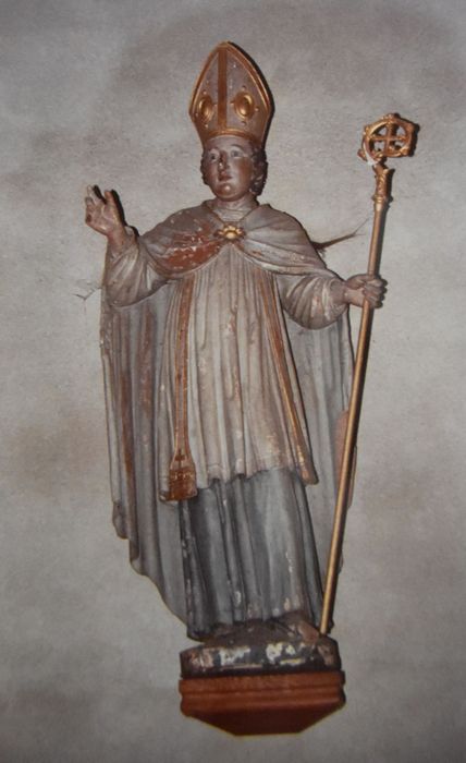 statue : Saint Martin ? - © Ministère de la Culture (France), Conservation des antiquités et des objets d’art de la Côte-d’Or – Tous droits réservés
