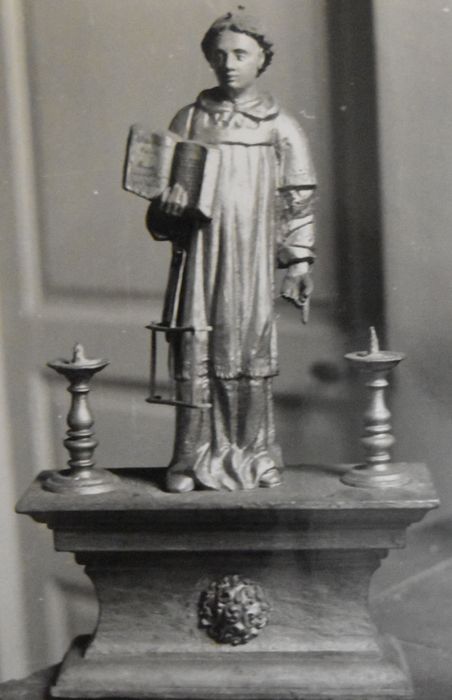 bâton de procession : Saint Laurent