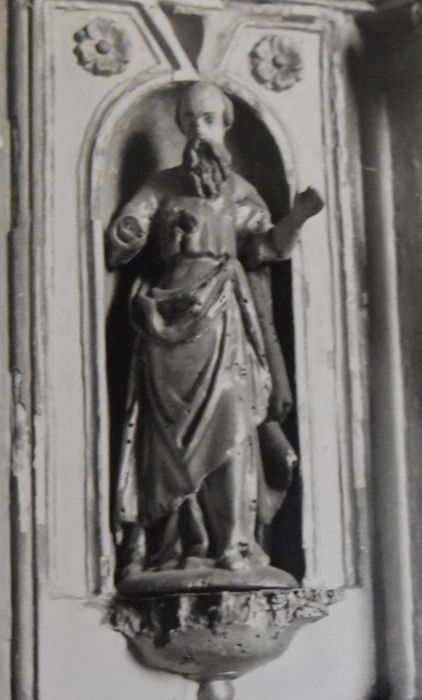 tabernacle, détail d'une statuette