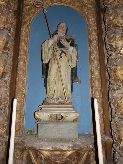 statue : saint Gertrude