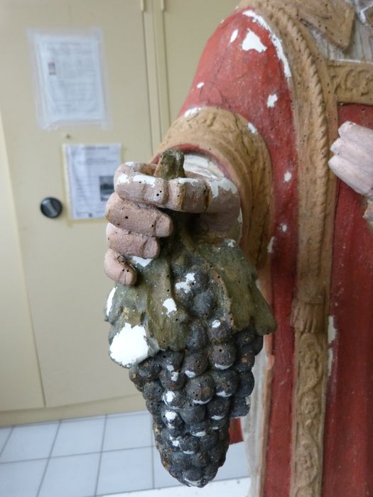 statue : Saint Vincent, détail