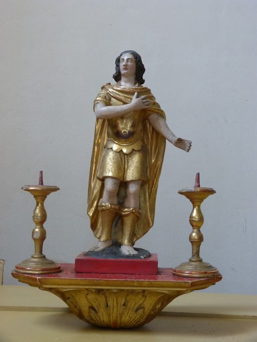 bâton de procession : Saint Abdon