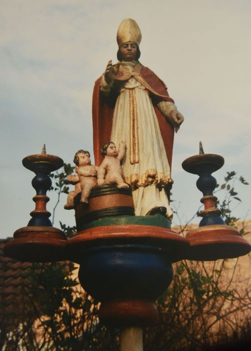 bâton de procession : Saint Nicolas