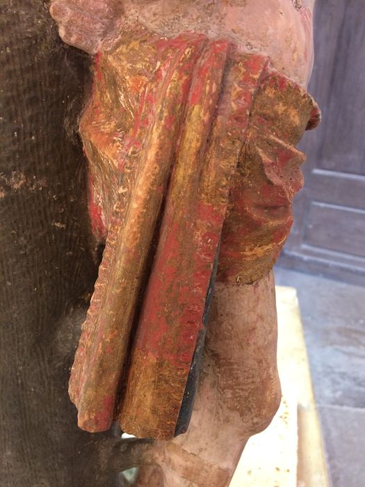 statue : saint Sébastien, détail - © Ministère de la Culture (France), Conservation des antiquités et des objets d’art de la Côte-d’Or – Tous droits réservés 