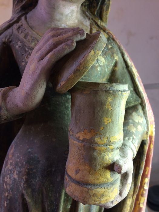 statue : sainte Madeleine - © Ministère de la Culture (France), Conservation des antiquités et des objets d’art de la Côte-d’Or – Tous droits réservés 