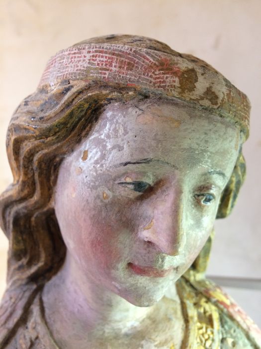 statue : sainte Madeleine, détail - © Ministère de la Culture (France), Conservation des antiquités et des objets d’art de la Côte-d’Or – Tous droits réservés 