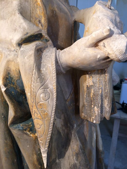 statue : Vierge à l'Enfant - © Ministère de la Culture (France), Conservation des antiquités et des objets d’art de la Côte-d’Or – Tous droits réservés 