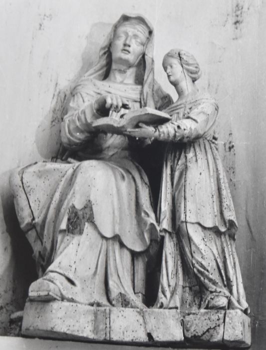 groupe sculpté : Sainte Anne et la Vierge