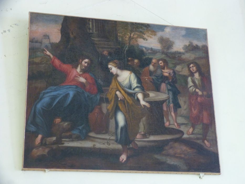 tableau : le Christ et la Samaritaine