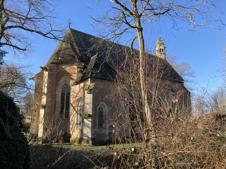 chapelle, ensemble sud-est, nord-est, vue partielle