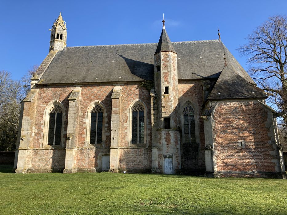 chapelle, façade latérale sud-ouest