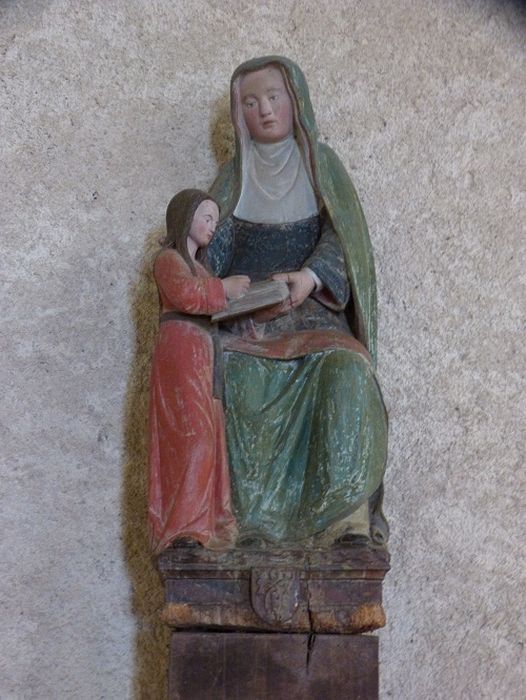 groupe sculpté : Sainte Anne et la Vierge