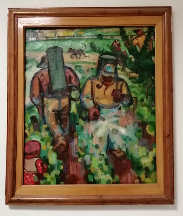 tableau : Les sulfateurs - © Ministère de la Culture (France), Conservation des antiquités et des objets d’art de la Côte-d’Or – Tous droits réservés