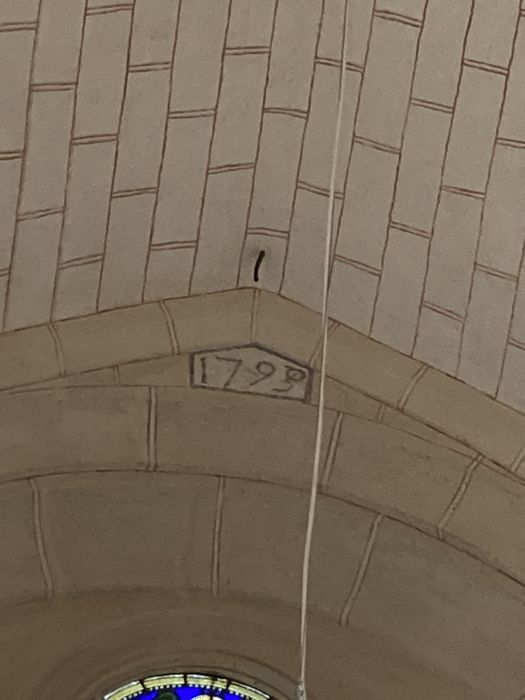 détail d’un millésime dans le choeur