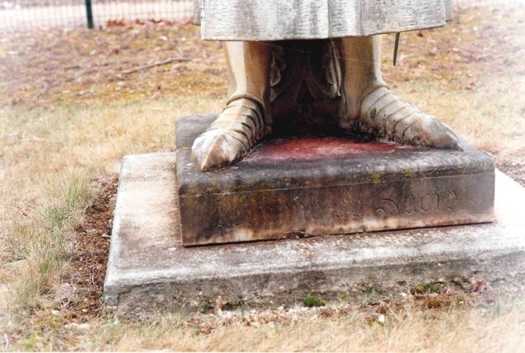 statue : Jeanne d'Arc, détail
