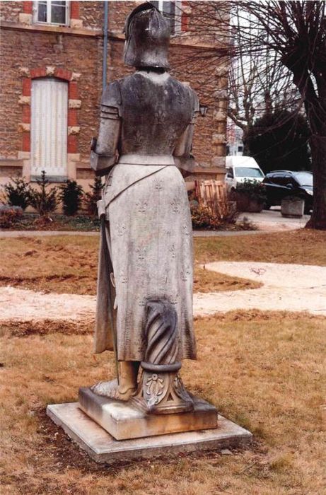 statue : Jeanne d'Arc (revers)