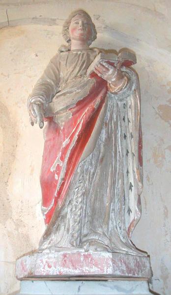 statue : sainte Reine, vue générale - © Ministère de la Culture (France), Conservation des antiquités et objets d'art de Côte-d'Or, tous droits réservés