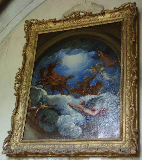 tableau : l'Ascension du prophète Elie, vue générale - © Ministère de la Culture (France), Conservation des antiquités et objets d'art de Côte-d'Or, tous droits réservés