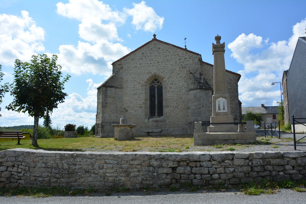 chevet, vue générale