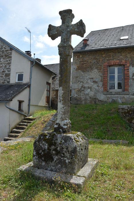 Croix sculptée : Vue générale