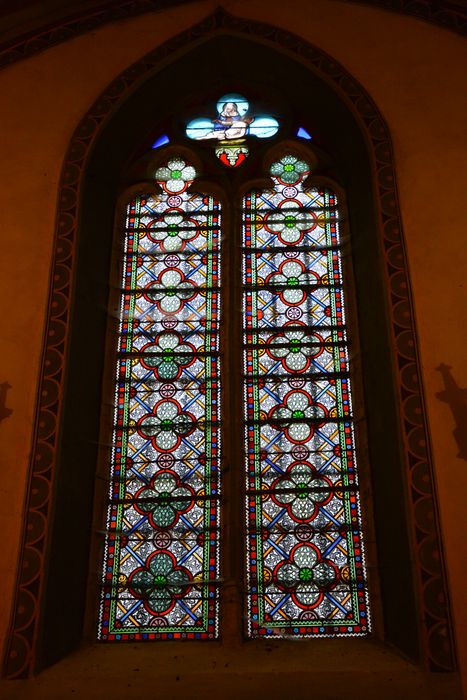 Eglise Saint-Jean-Baptiste : Verrière, vue générale