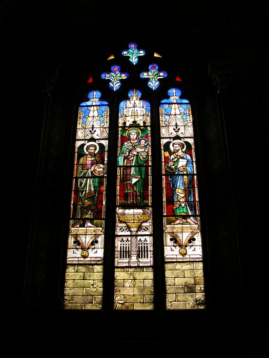 Eglise Saint-Jean-Baptiste : Verrière, vue générale