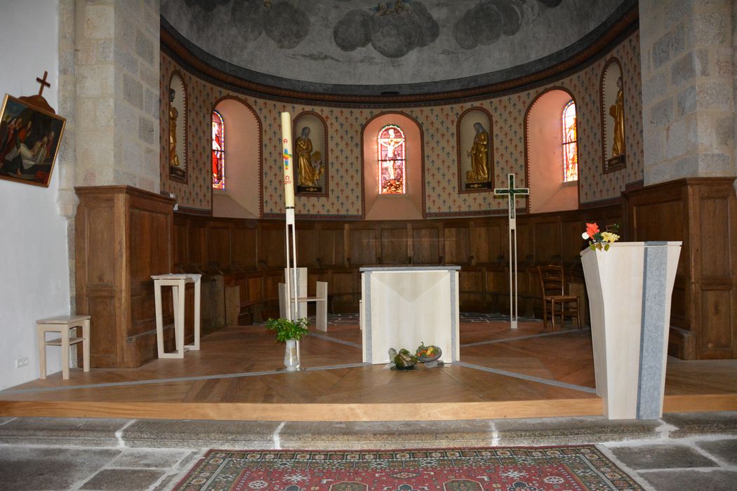 Eglise Saint-Martin : Choeur, vue générale