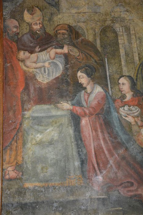 peinture monumentale : Présentation au Temple (la), détail