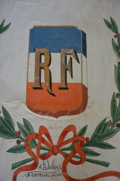 drapeau de conscrits, détail